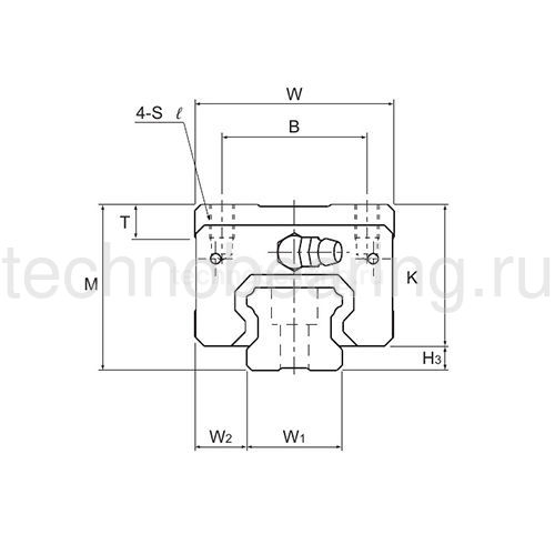 Каретка SSR20XWSSC1 THK