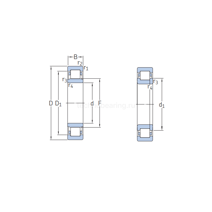 Подшипник NUP2215 ECP SKF