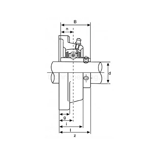 Подшипниковый узел UCF203 TECHNIX