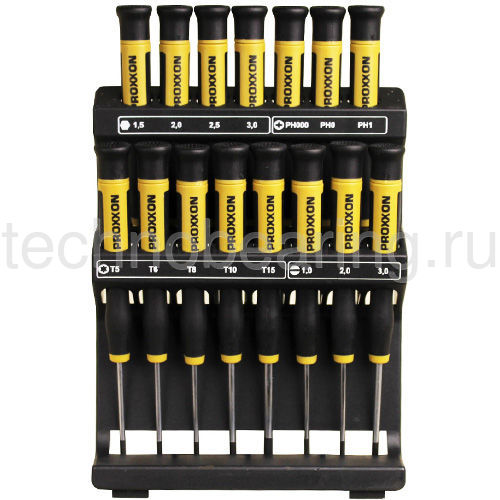 Набор микроотверток (15  поз.) 28148 Proxxon