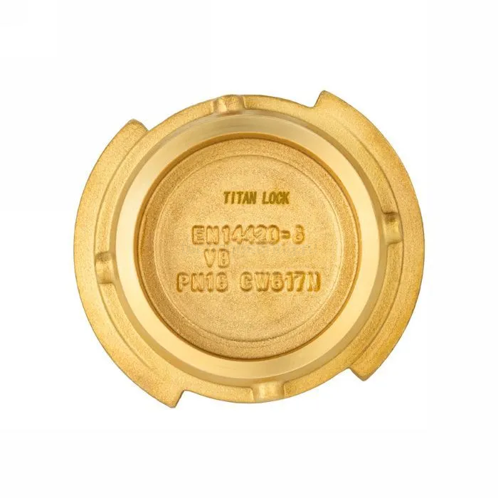 Соединение TankWagen, заглушка для муфты, латунь TLVB50BR TITAN LOCK