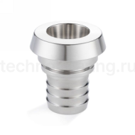 Конический штуцер под рукав DIN 11851 DN40 нерж. 316 TL40CONSS TITAN LOCK