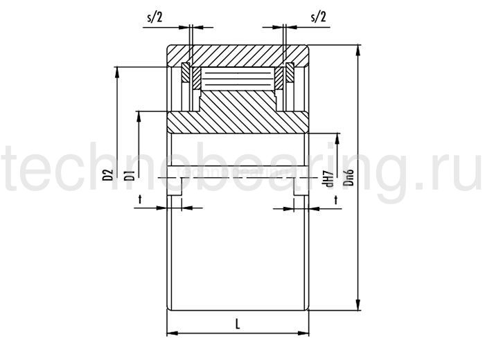 Обгонная муфта UF20 (NF20) CTS