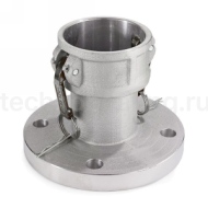 Камлок нержавеющий тип FC, розетка с фланцем 4", AISI316, TL400FCSS TITAN LOCK