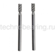 Вольфрам – ванадиевые фрезы, 2  поз., цилиндр, 3 мм 28722 Proxxon