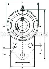 Подшипниковый узел UCFB208 ISB