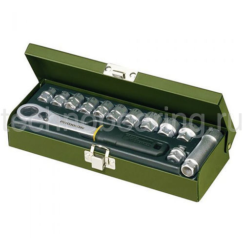 Набор с трещоткой из 13 позиций от 5,5 до 14 мм 23602 Proxxon