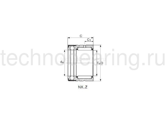 Подшипник NX7ZTN NBS