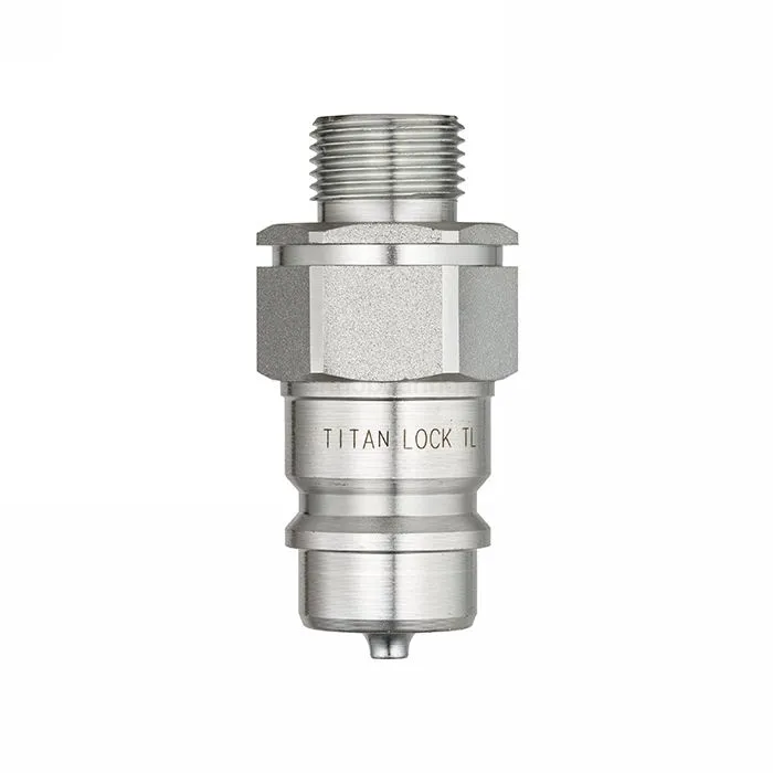 БРС серия M, ISO 5675, ниппель с метрической нар. резьбой, оцинк. сталь, 1/2 in TL4M-PM/26X1.5 TITAN LOCK