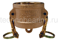 1,25in Соединение типа DC, заглушка для ниппеля (латунь) 125DCBR DIXON