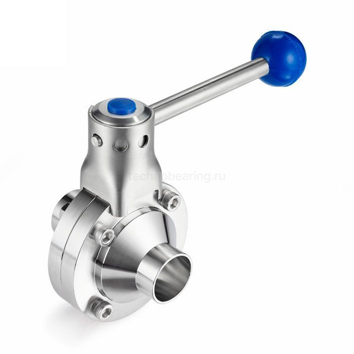 Кран шаровый нержавеющий (AISI304) DN50, типа сварка-сварка, DIN TLHBV050WDS TITAN LOCK