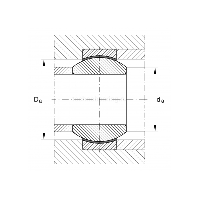 Подшипник GE8C TECHNIX — детальное фото 2