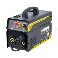 Полуавтомат UltraMIG-200P Compact (220В, 20-200А) 20–200А, 220В, ПВ 40%, 5,2 кВт, Ø0,6-1,0мм, 13,1 кг, с горелкой Mig-24 PRO КЕДР