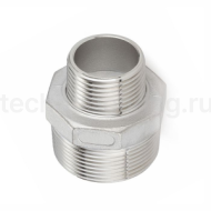 Ниппель переходной нержавеющий (AISI304) 1 1/2" x 1", НР/НР TL1.1/2-1RM TITAN LOCK