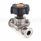 Мембранный клапан нерж.316 типа clamp-clamp, DN32 DIN TL32DVCLSS TITAN LOCK