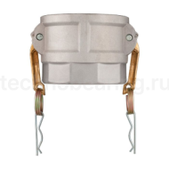 Камлок алюминиевый тип D розетка, внутр. резьба BSP 3", TL300DAL TITAN LOCK