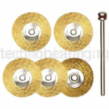 Латунные щетки-диски, 5  шт. (22 мм) 28962 Proxxon
