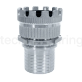 Соединение TankWagen, комплект (муфта MK б/рукоятки + штуцер под рукав), нерж. сталь, TLMKS100SS TITAN LOCK