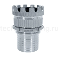 Соединение TankWagen, комплект (муфта MK б/рукоятки + штуцер под рукав), нерж. сталь, TLMKS100SS TITAN LOCK