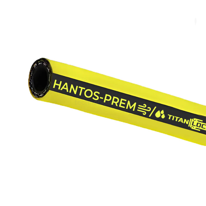 Рукав для воды и сжатого воздуха «HANTOS-PREM», желтый, вн. диам. 63мм, 28bar, TL063HS-PR TITAN LOCK — детальное фото 0