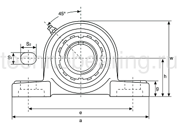 Подшипниковый узел UKP210 ISB