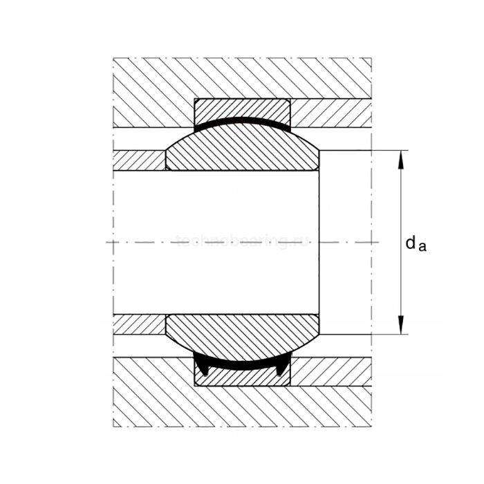 Подшипник GE4C ISKRA
