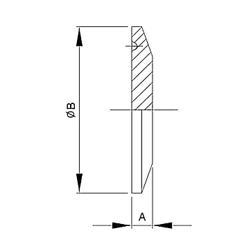 Заглушка Clamp DN15 нерж. 316, DIN TL15PCL TITAN LOCK