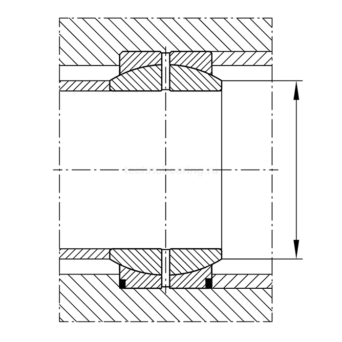 Подшипник GE120ES2RS ISKRA