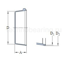 Защитная крышка ECY206 SKF