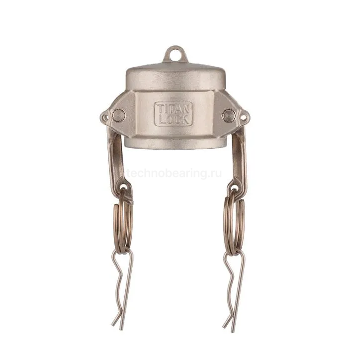 Камлок нержавеющий тип DC, заглушка для ниппеля 1 1/4", AISI304, TL125DCSS TITAN LOCK