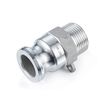 Камлок алюминиевый тип F ниппель, наруж. резьба BSP 2 1/2", TL250FAL TITAN LOCK