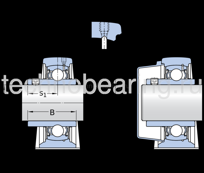 Подшипниковый узел SY25 TF SKF
