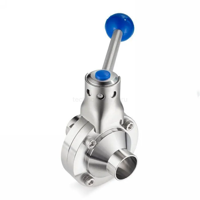 Кран шаровый нержавеющий (AISI304) DN50, типа сварка-сварка, DIN TLHBV050WDS TITAN LOCK