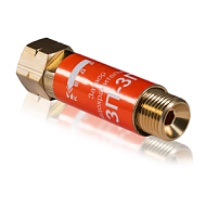 Затвор предохранительный ЗП-3Г (пропан, ацетилен), на вход резака /горелки, М16х1,5LH левая резьба КЕДР