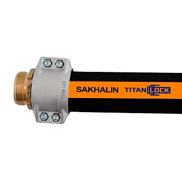 Маслобензостойкий рукав «SAKHALIN», внутр. диам. 102мм, -40C, 20bar, NBR, нап-всас., TL100SH TITAN L