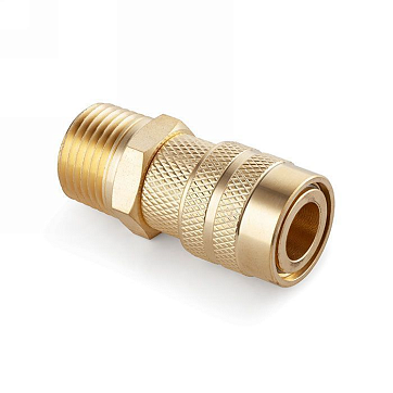 1/2in, БРС серия D, ISO 6150 B, розетка, нар.резьба, латунь TL4DFS-B TITAN LOCK