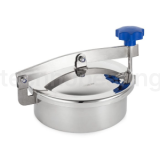 Люк круглый нержавеющий DN400, пласт.ручки, TLTK400S TITAN LOCK