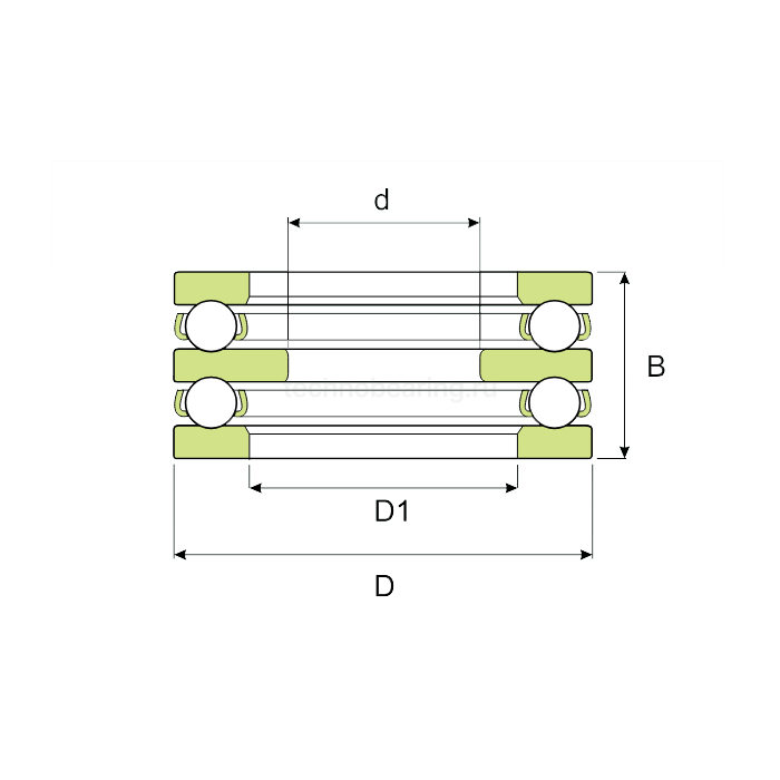 Подшипник 52207 ISB