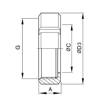 Молочная гайка по стандарту DIN 11851 DN50 нерж. 304 TL50NUTS TITAN LOCK