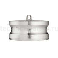 Камлок нержавеющий тип DР, заглушка для розетки 6", AISI304, TL600DPSS TITAN LOCK