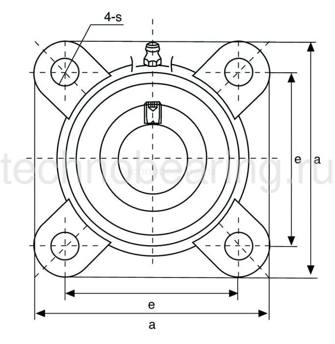 Подшипниковый узел HCF209 ISB