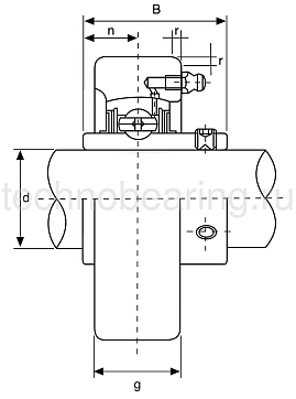 Подшипниковый узел UCC207 ISB