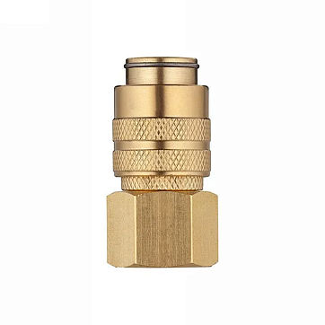 1/4in, БРС серия D, ISO 6150 B, розетка, внутр.резьба, латунь TL2DF-B TITAN LOCK