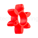 Упругий элемент типа паук красный ER19024 ISKRA