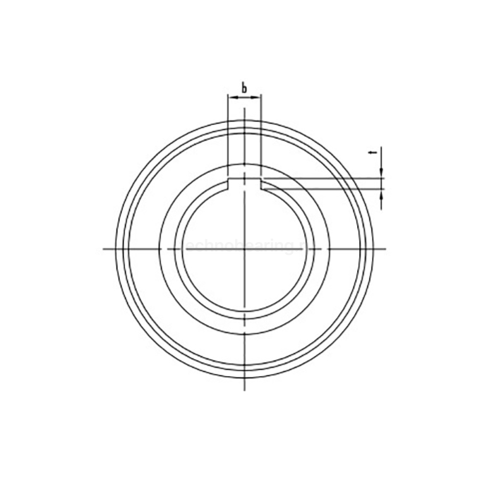 Обгонная муфта UKC20-ZZ (CSK20P) ISKRA