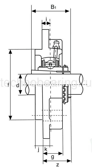 Подшипниковый узел UKFC210 ISB