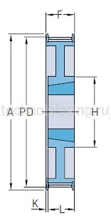 Шкив РНР 36Н 150ТВ SKF