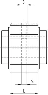 Линейный подшипник в сборе с корпусом SCV10UU NBS