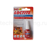 Фиксатор резьбовой средней прочности, блистер, 5 мл, 243 Loctite