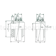 Подшипник UK208 (YSA208-2FKA) ISB